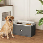 AuraPure™ Master-Feeder | Professional Elevated Station with Hidden Storage – Dual Large-Capacity Bowls for Maximum Comfort & Order