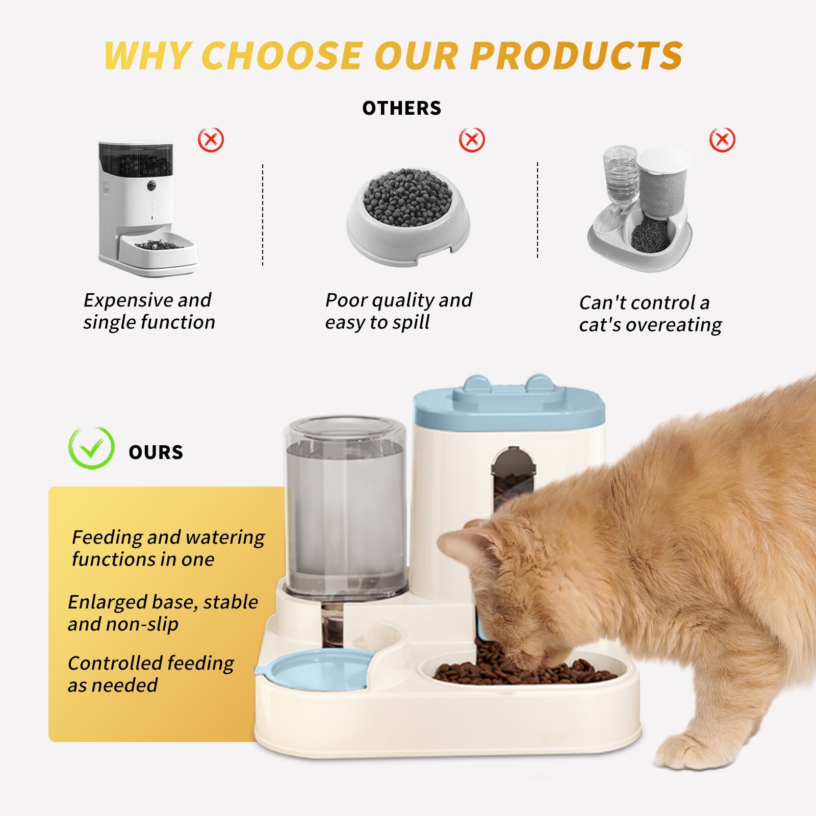 EliteFlow™ | Smart Duo Pet Feeder - Self-Replenishing Food Dispenser & Waterer