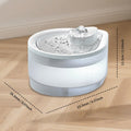 AuraPure™ Pure-Flow | 2500ml Healthy Running Water Station – Silent Oxygenating Dispenser for Modern Felines
