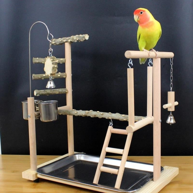 EliteRoost™ | Wild Zanthoxylum Wood Stand - Natural Texture Perch for Healthy Beaks & Claws