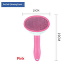 AuraPure™ Titan-Comb | Heavy-Duty Steel Hair Remover – One-Touch Professional Grooming Brush for Deep Undercoat Care