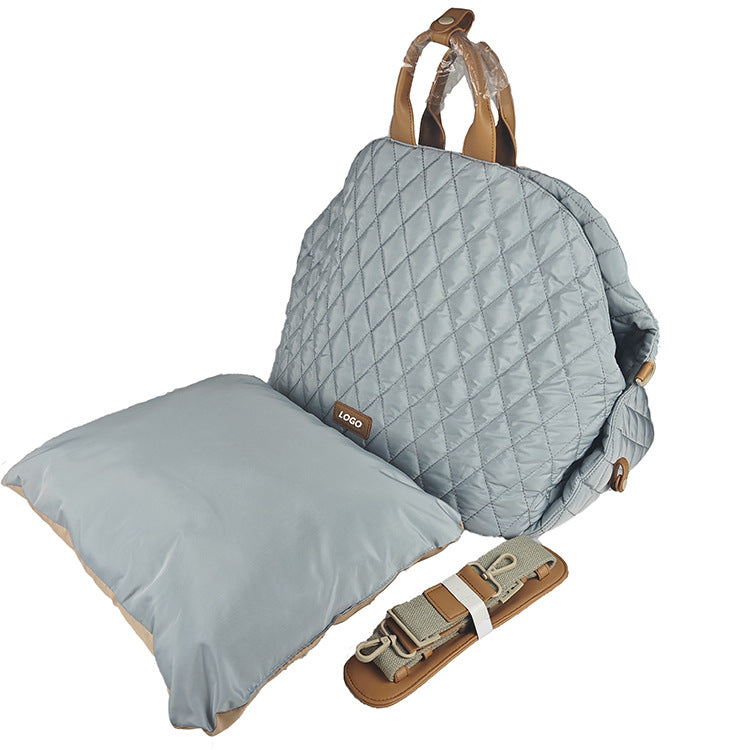 AuraGuard™ Sky-Lite | Ultra-Portable Folding Cat Carrier – Ergonomic Travel Crate with Security Lock & Shoulder Strap