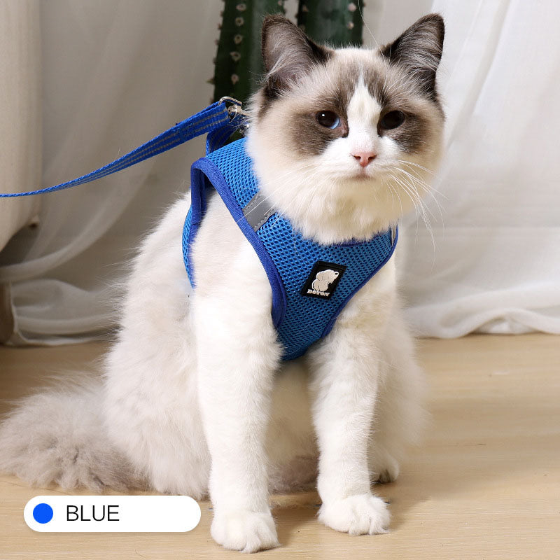 EliteSecure™ | Zero-Pressure Cat Harness - Professional Anti-Strike Walking Gear