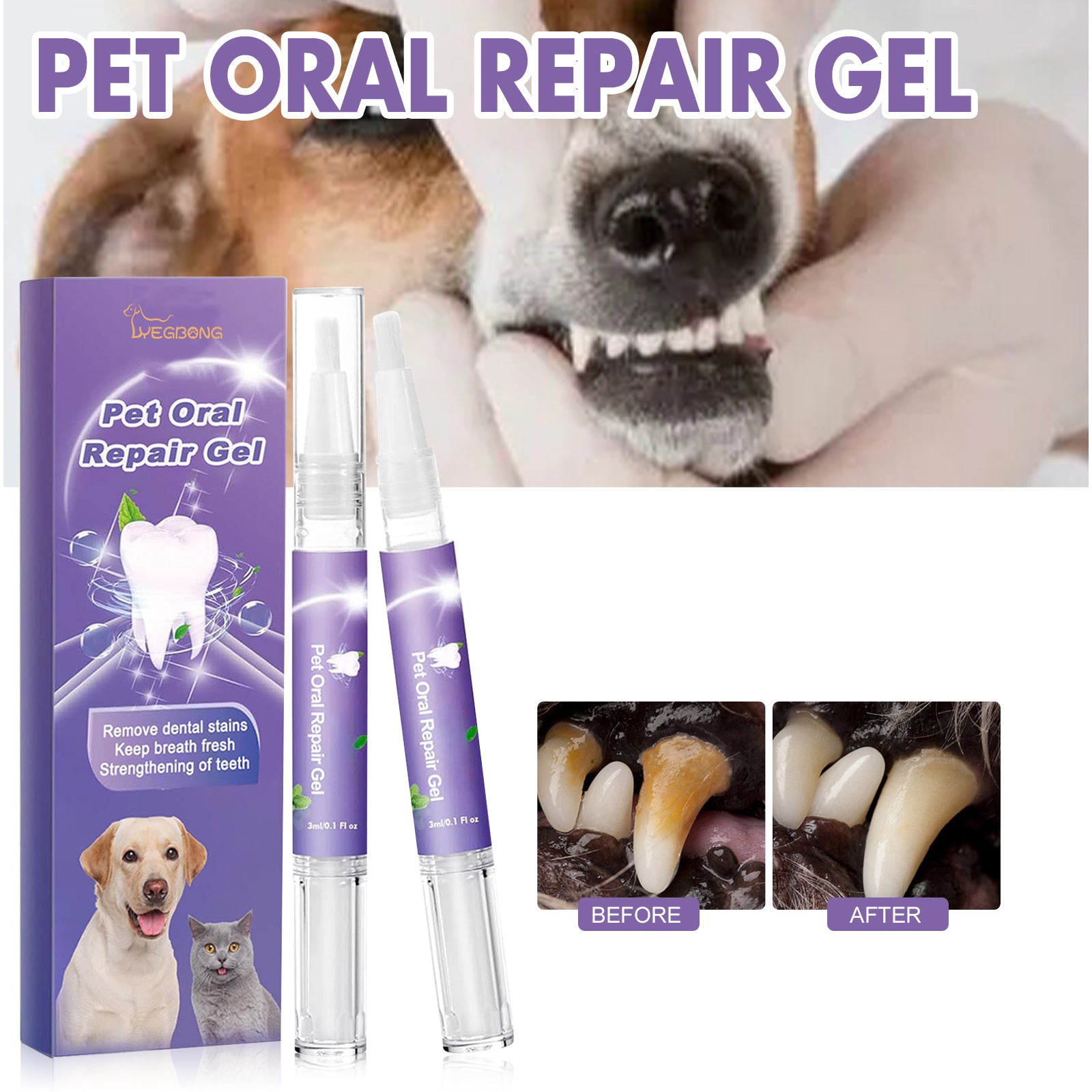 EliteDent™ | Pro-Health Oral Repair Gel - Total Tartar & Odor Control