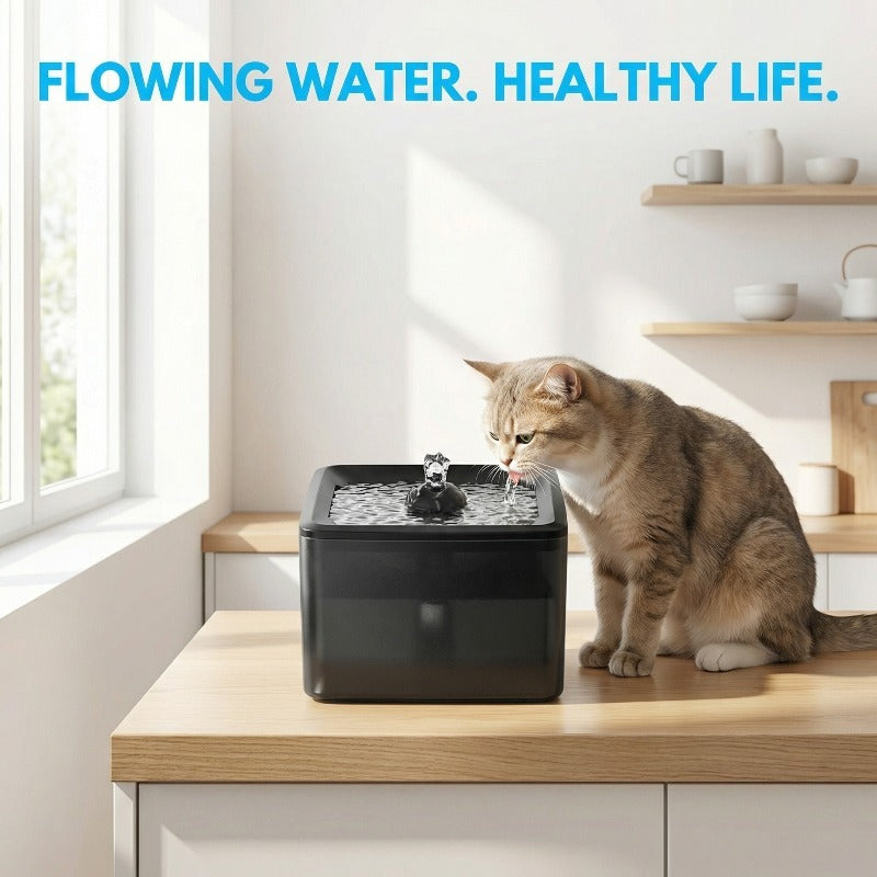 ElitePure™ | 3800ML Silent Water Spring - Advanced USB-Powered Fresh Flow Fountain