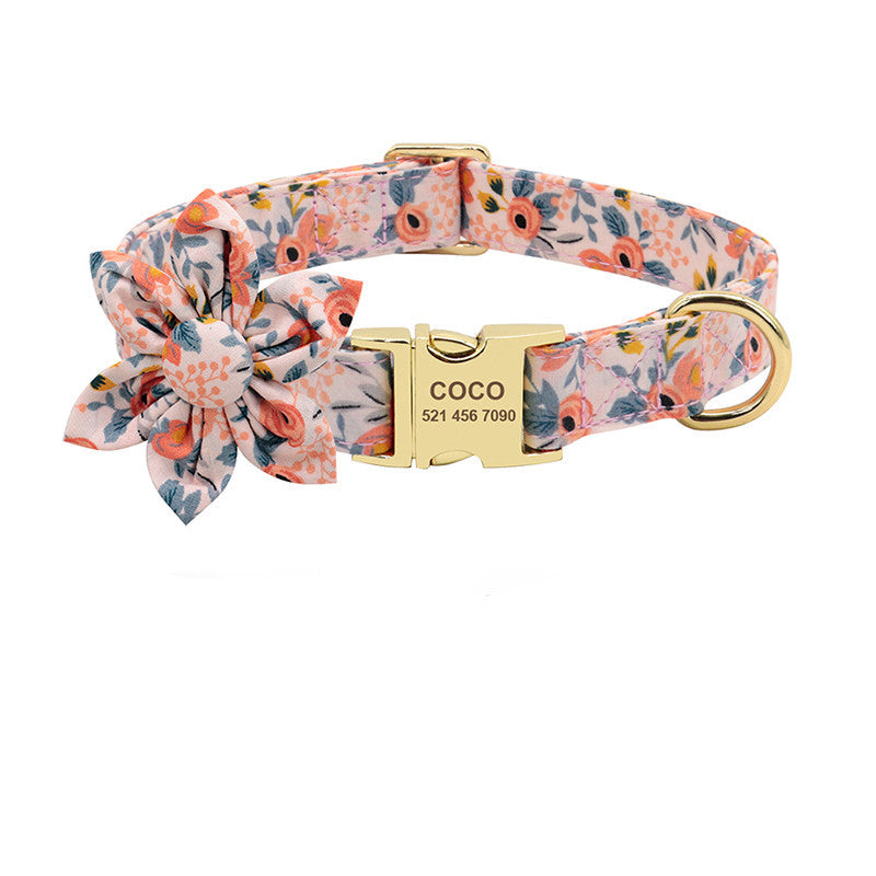EliteVogue™ | Custom Fashion-Print Collar - Personalized ID Buckle Edition