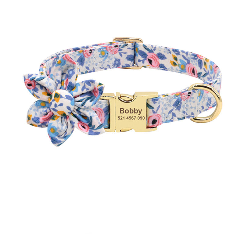 EliteVogue™ | Custom Fashion-Print Collar - Personalized ID Buckle Edition