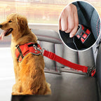 EliteCruise™ | Heavy-Duty Pet Safety Tether - Universal Car Harness Clip