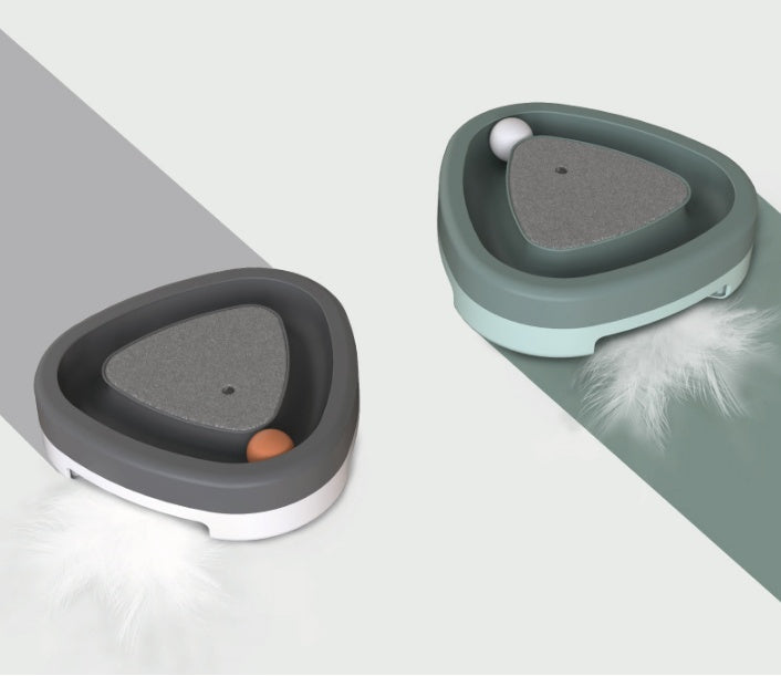 EliteVertex™ | Intelligent Rotating Cat Station - Interactive Toy & Premium Scratching Board