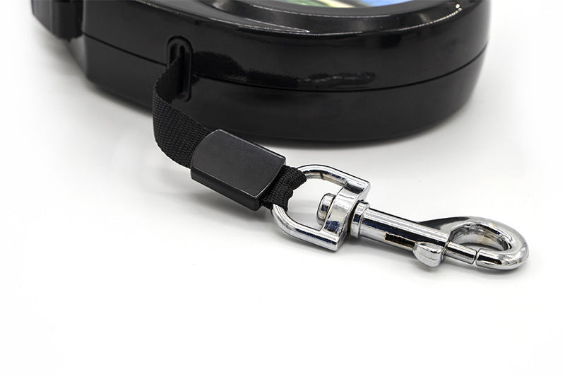 AuraSnapshot™ | Personalized Picture Dog Leash - Ultra-Smooth Retractable Flat Rope Edition