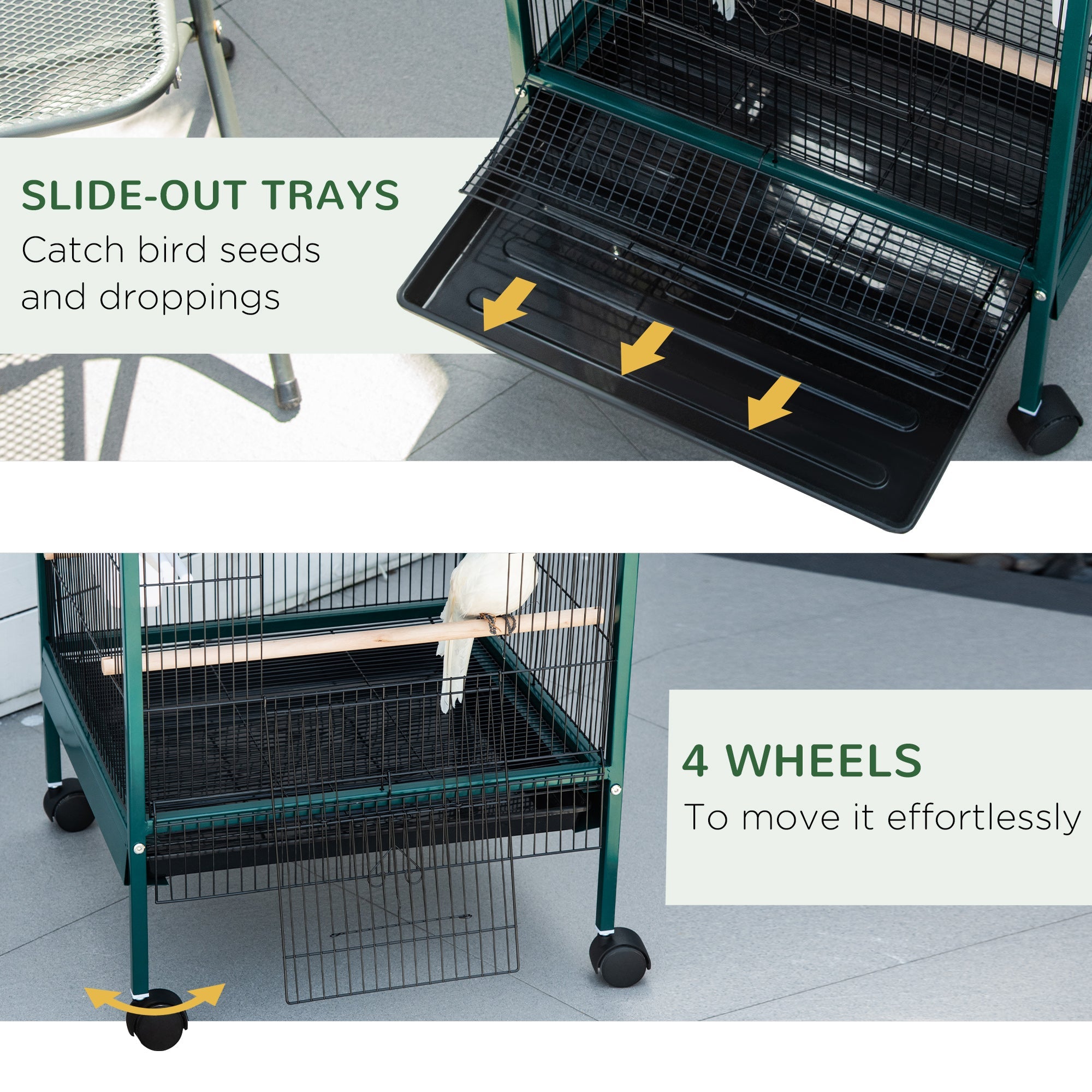 EliteFlight™ 55 | High-Capacity Indoor Bird Mansion - Multi-Tier Canary & Conure Habitat