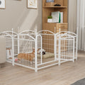 EliteTrainer™ | 8-Panel Secure Puppy Playpen - Foldable Metal Barrier for Home & Travel