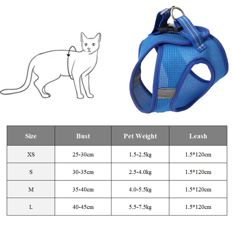 EliteSecure™ | Zero-Pressure Cat Harness - Professional Anti-Strike Walking Gear