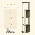 AuraEstate™ Skyline Peak | Designer Corner Cat Tower – Tall Climbing Sanctuary & Kitten-Friendly Multi-Level Play Center