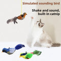 AuraPlay™ Serenity Bird | Motion-Activated Vocalizing Plush – Stress-Relieving & Durable Toy for Pets of All Ages