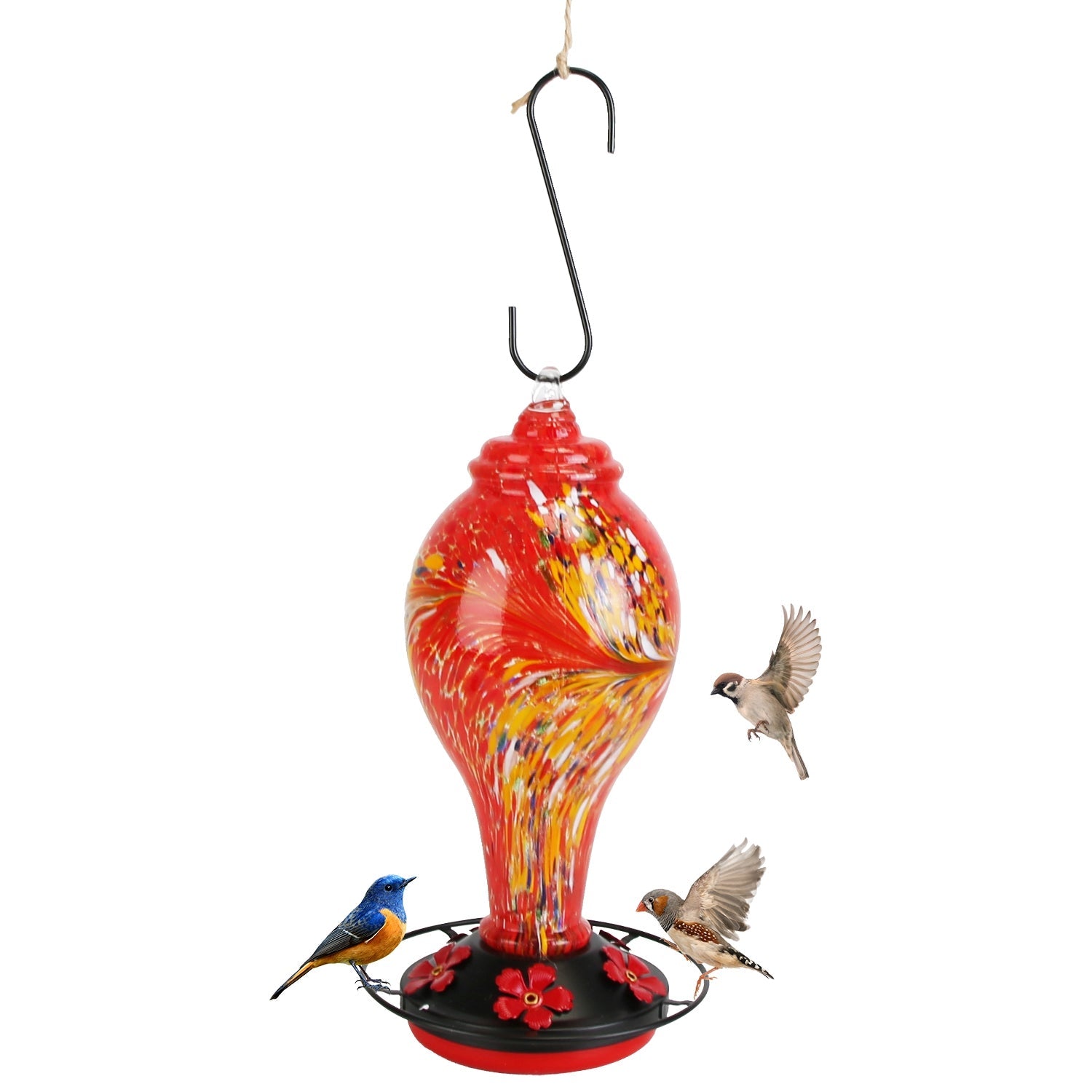 EliteNectar™ | Premium Hand-Crafted Hummingbird Oasis - Includes Ant Moat & Hanging Kit