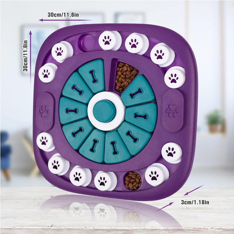 AuraPlay™ Mind-Mover | Interactive Treat Puzzle – Anti-Boredom Cognitive Training System for All Breeds