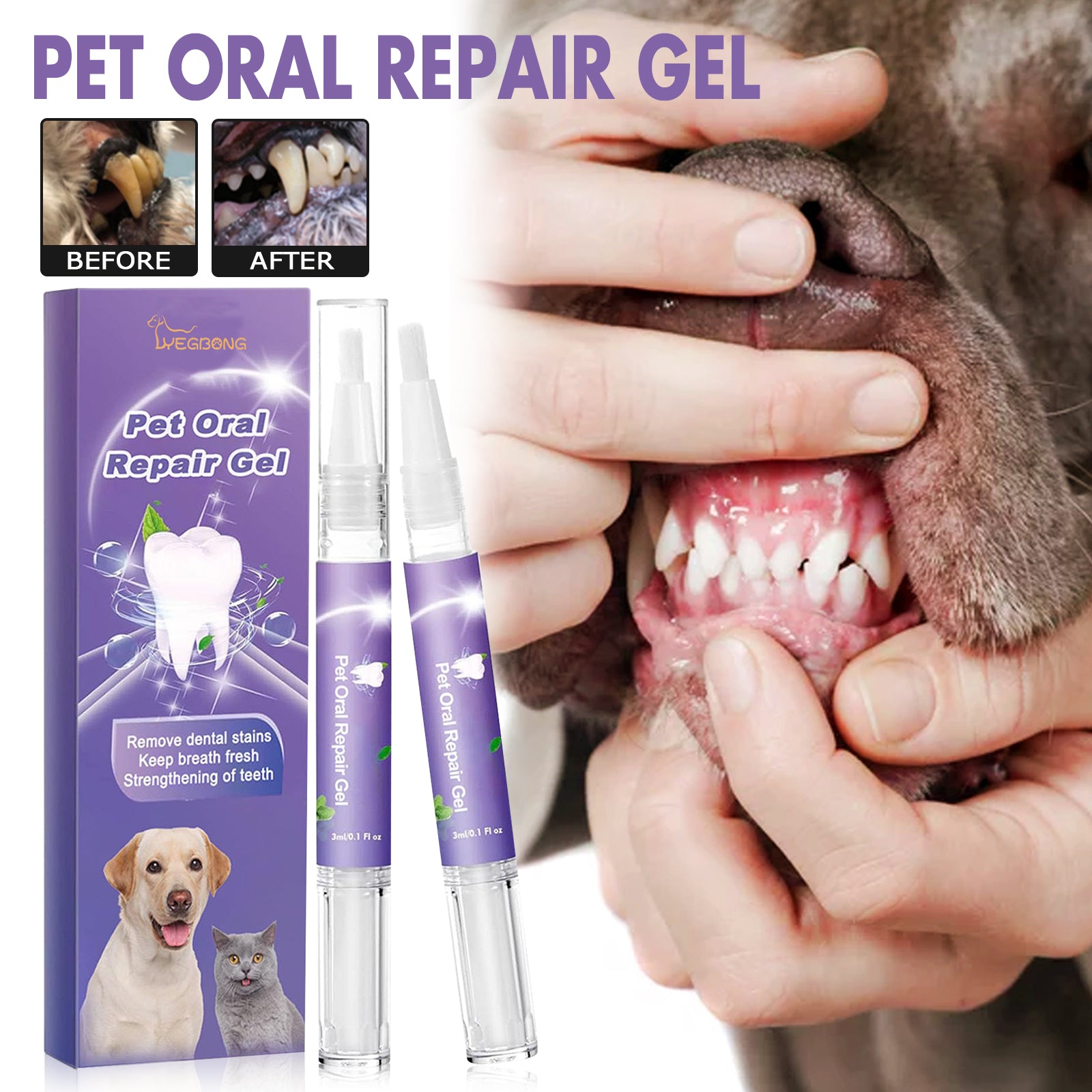 EliteDent™ | Pro-Health Oral Repair Gel - Total Tartar & Odor Control