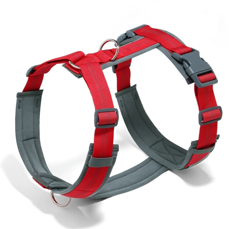 AuraGuard™ Active-Harness | Ergonomic Vest-Style Leash Set – Breathable High-Control Gear for Dogs & Puppies