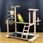 EliteRoost™ | Wild Zanthoxylum Wood Stand - Natural Texture Perch for Healthy Beaks & Claws