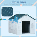 EliteHaven™ | Water-Resistant Puppy Sanctuary - Durable All-Weather Dog Home