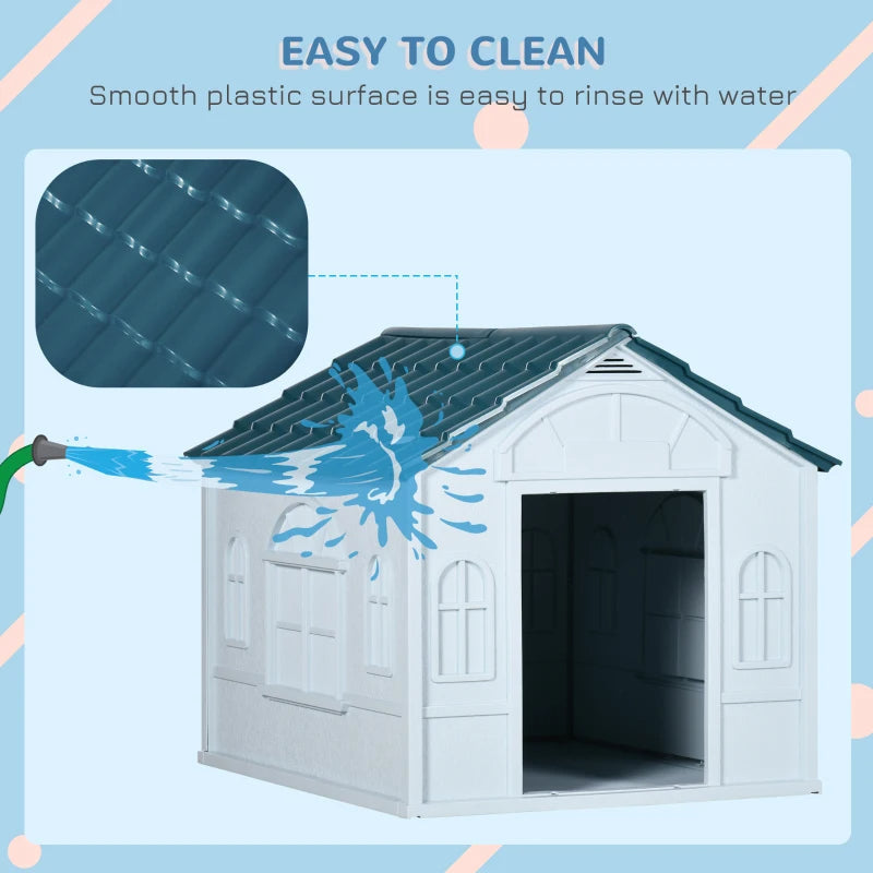EliteHaven™ | Water-Resistant Puppy Sanctuary - Durable All-Weather Dog Home