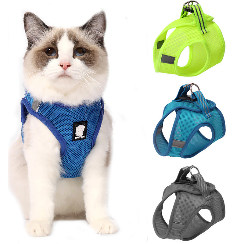 EliteSecure™ | Zero-Pressure Cat Harness - Professional Anti-Strike Walking Gear