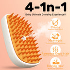 AuraSpa™ | 4-in-1 Steamy Cloud Brush - Professional Anti-Static & Shedding Solution