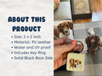 EliteMemory™ | Bespoke Pet Portrait Keychain - Your Best Friend, Always by Your Side