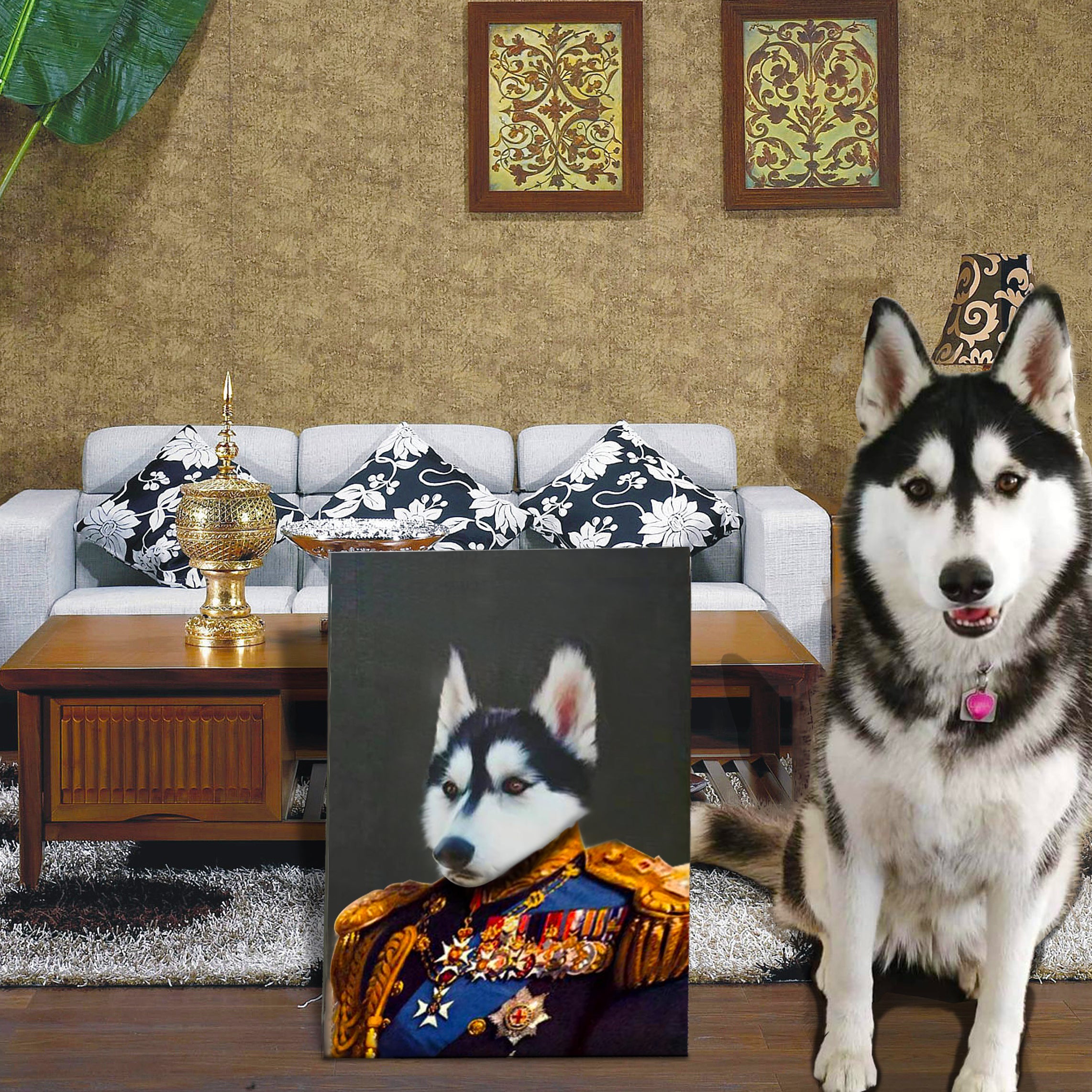 EliteMasterpiece™ | Bespoke Pet Portrait Canvas - Museum-Quality Custom Home Decor