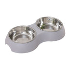 AuraPure™ Pastel-Dine | Aesthetic Double Pet Bowls – Surgical-Grade Stainless Steel & Eco-Friendly Colorful Dining Station
