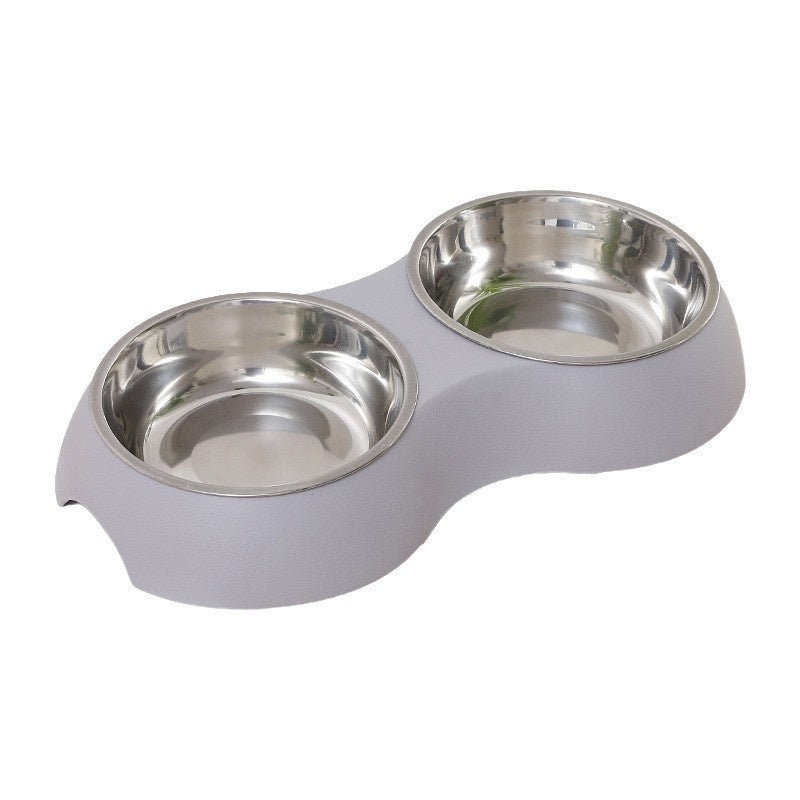 AuraPure™ Pastel-Dine | Aesthetic Double Pet Bowls – Surgical-Grade Stainless Steel & Eco-Friendly Colorful Dining Station
