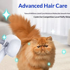AuraPure™ Hydro-Clean | 2-in-1 Pet Hair-Removing Spray Brush – Self-Cleaning Mist Brush for Shedding & Lint Control