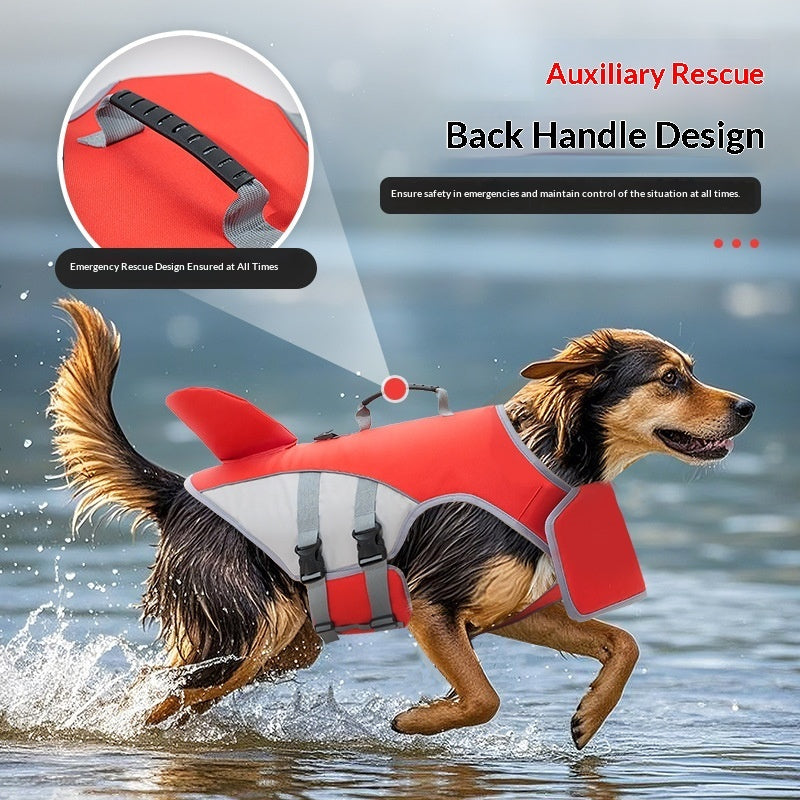 EliteRescue™ | Advanced Aquatic Safety Vest - Neck-Supportive & Towable Dog Swimwear