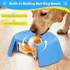 AuraPlay™ Zen-Sphere | Spherical Enrichment Licking Bowl – Anti-Anxiety Slow Feeder for Yogurt & Bone Broth