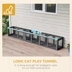 AuraEstate™ Infinity-Tunnel | Professional Modular Wood Cat Habitat – Customizable Outdoor Connector & Play System