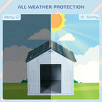 EliteHaven™ | Water-Resistant Puppy Sanctuary - Durable All-Weather Dog Home