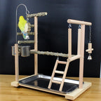 EliteRoost™ | Wild Zanthoxylum Wood Stand - Natural Texture Perch for Healthy Beaks & Claws