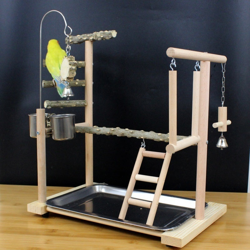 EliteRoost™ | Wild Zanthoxylum Wood Stand - Natural Texture Perch for Healthy Beaks & Claws