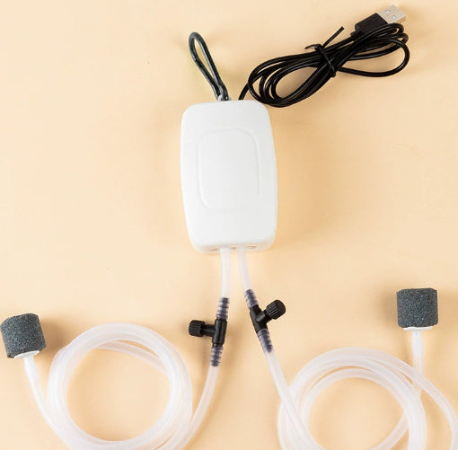 FlowQuiet™ | The Silent Breath Mini Pump - High-Efficiency Oxygenator for Modern Aquariums