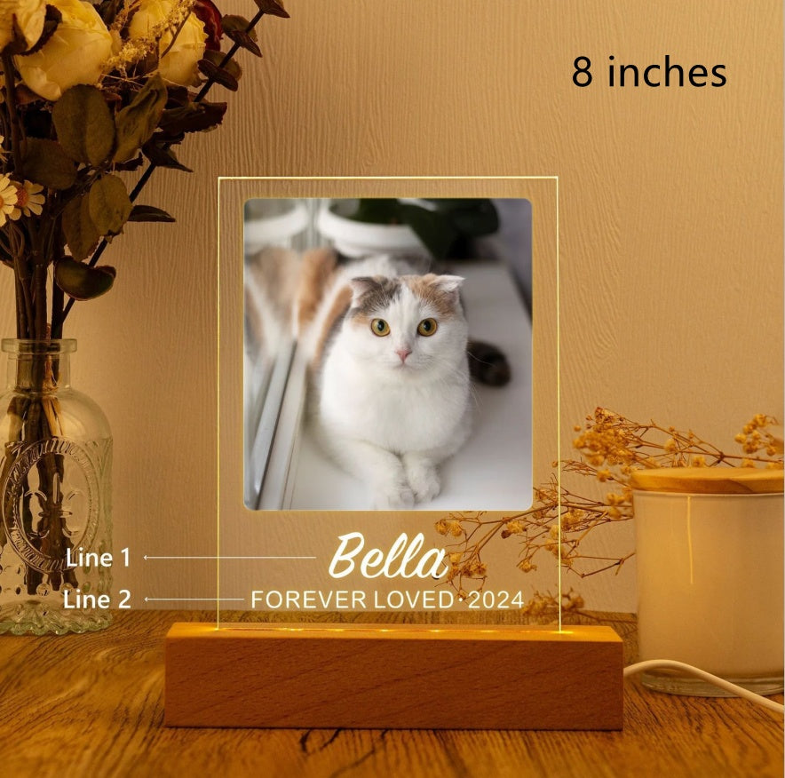 EliteHonor™ | Bespoke Pet Memorial Plaque - Eternal Tribute with Photo & Custom Date