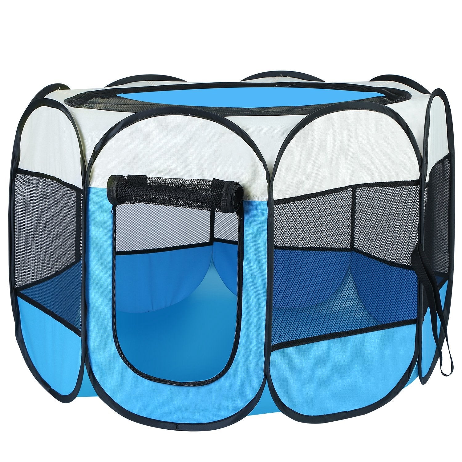 EliteCloud™ | Soft-Sided Exercise Pen - Pink & Blue Editions - Lightweight Indoor/Outdoor Pet Sanctuary