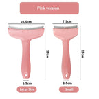 AuraPure™ Pastel-Glide | Ergonomic Curved Deshedding Tool – Gentle Knot Remover with Macaron Aesthetic for Cats & Dogs