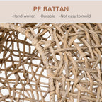 AuraEstate™ Boho-Nest | Hand-Crafted Woven Pet Sanctuary – Breathable Elevated Cat Bed in Minimalist Beige