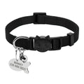 EliteFeline™ | Custom Personalized Breakaway Collar - Premium Nylon & Silent ID Tag