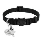EliteFeline™ | Custom Personalized Breakaway Collar - Premium Nylon & Silent ID Tag