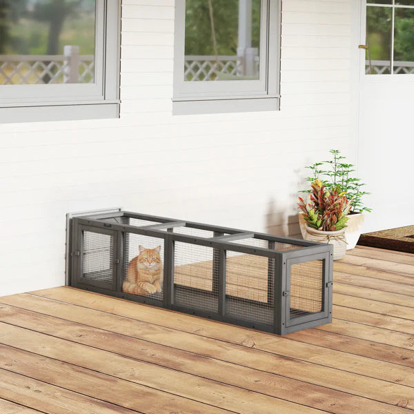 SafeWild™ | Portable Outdoor Adventure Tunnel for Indoor Cats
