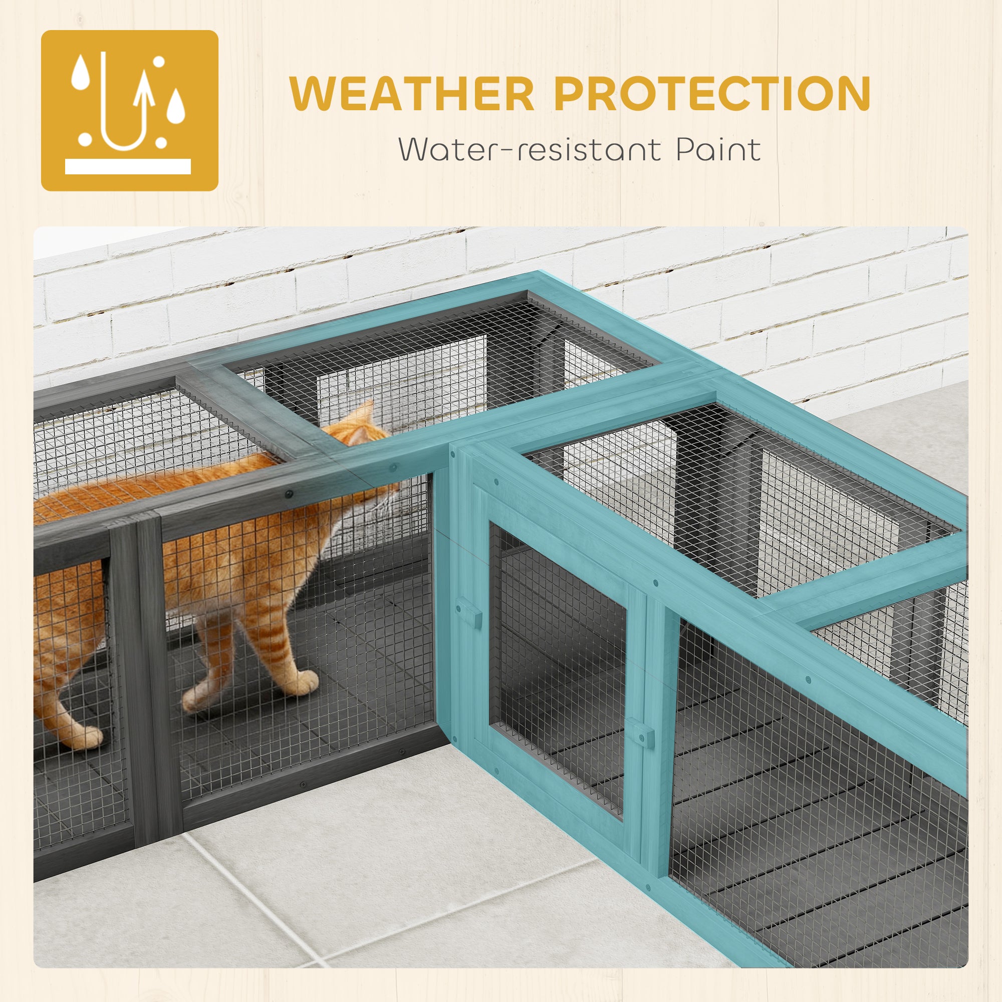 AuraEstate™ Infinity-Tunnel | Professional Modular Wood Cat Habitat – Customizable Outdoor Connector & Play System