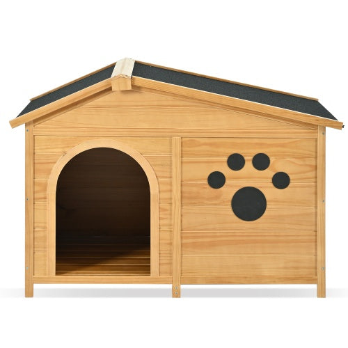 EliteCabin™ | Premium Outdoor Dog Kennel with Veranda - Water-Resistant Cabin for Medium Dogs