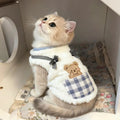 EliteShield™ | Cozy Fleece Cat Hoodie - Anti-Dander & Warmth-Locking Winter Apparel